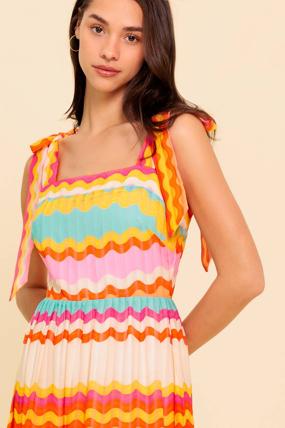 IN THE SPOTLIGHT WOVEN MAXI DRESS Flying Tomato